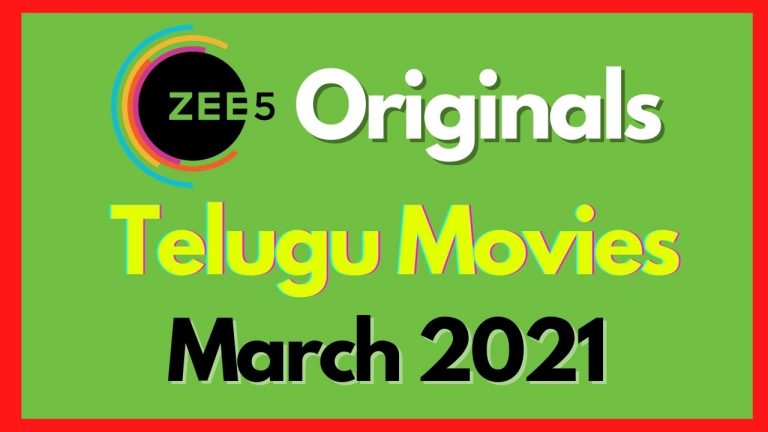 Upcoming Telugu Movies On Zee 5 in 2021